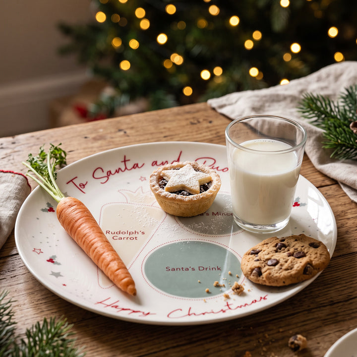 Santa's Christmas Eve Plate
