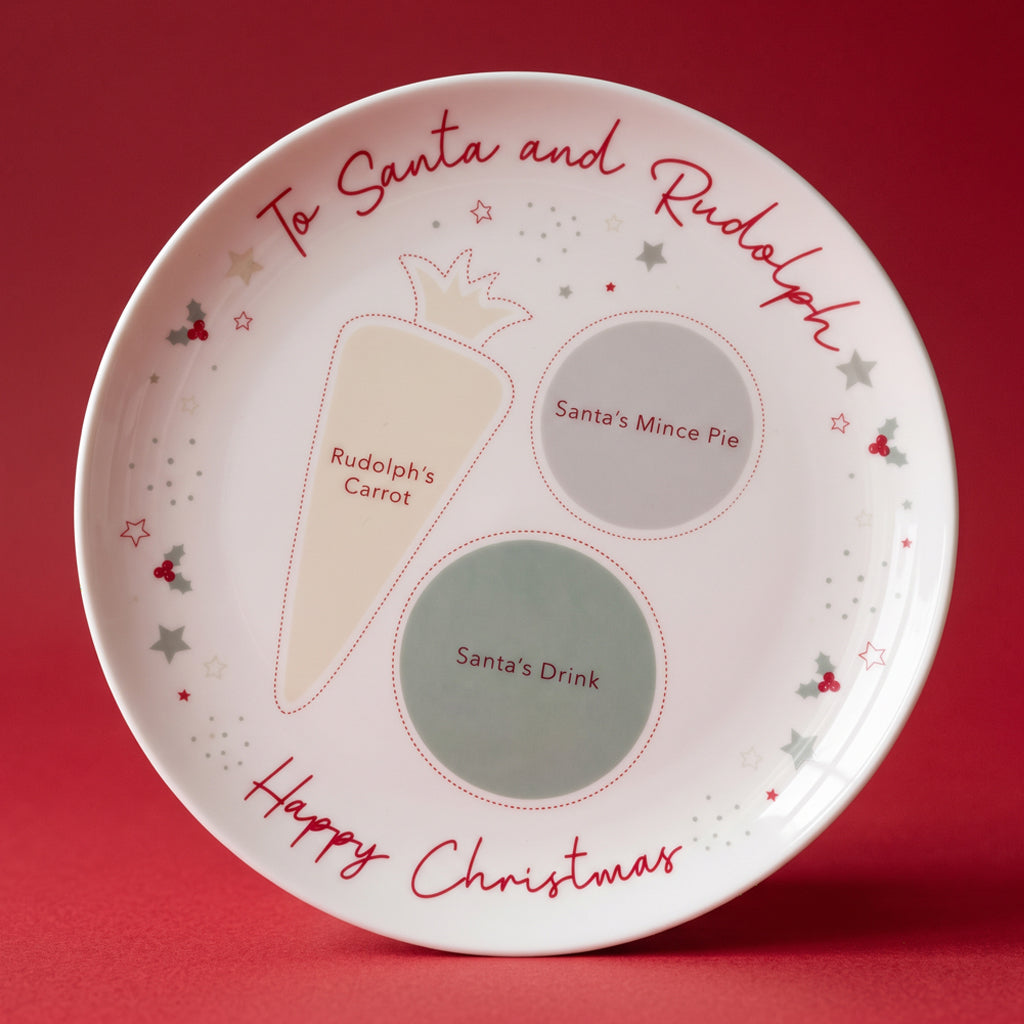Santa's Christmas Eve Plate
