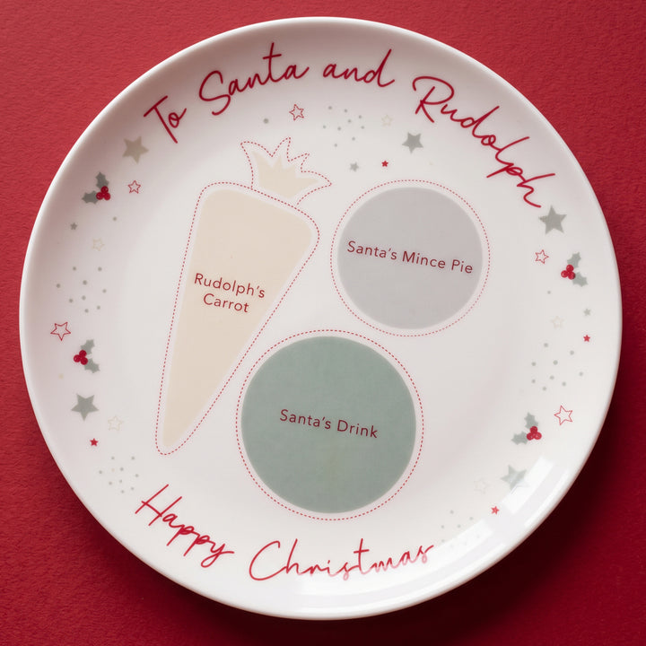 Santa's Christmas Eve Plate
