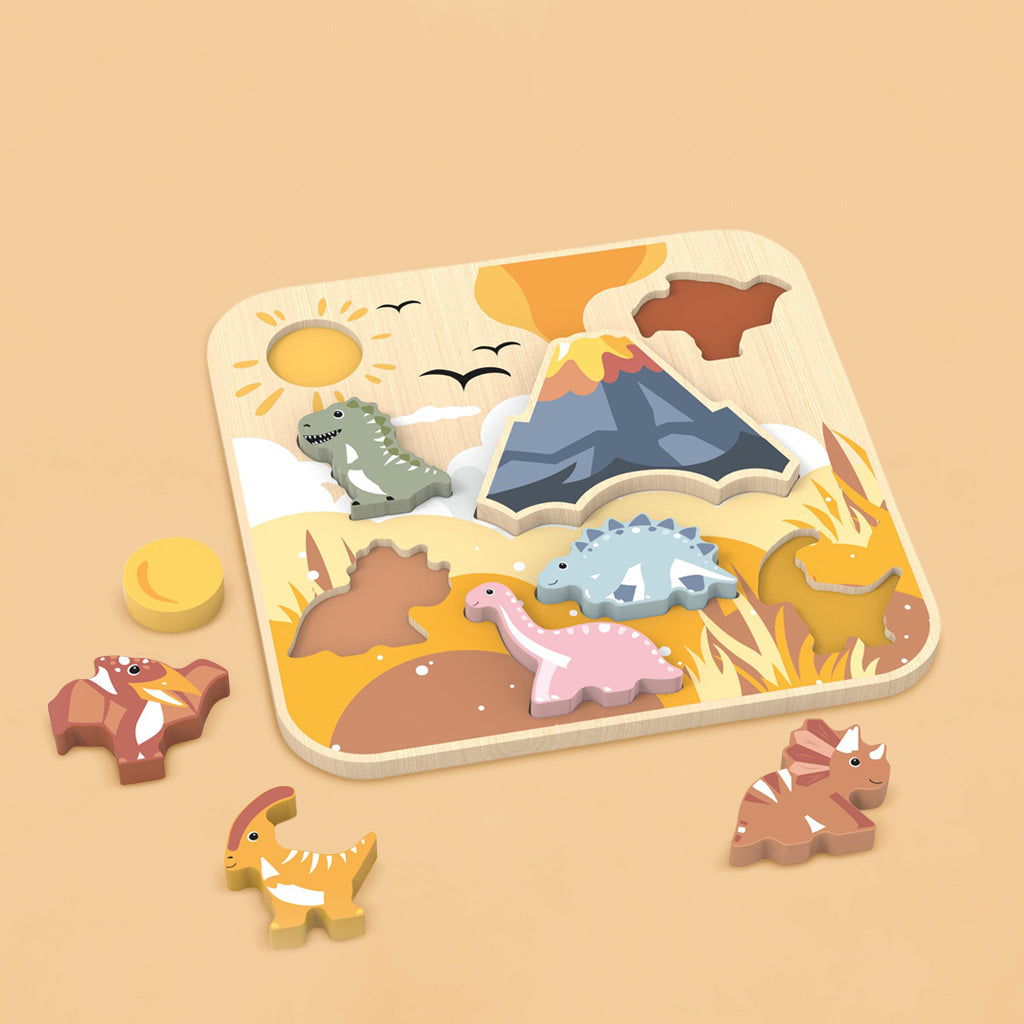 Speedy Monkey Jumbo Dinosaur Chunky Puzzle 