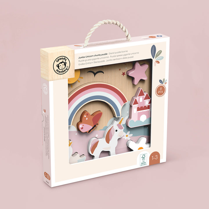 Speedy Monkey Jumbo Chunky Unicorn Puzzle 