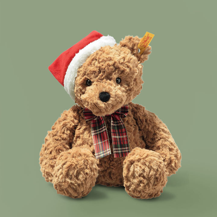 Steiff Jimmy Christmas Bear with Personalised Red Stocking Gift Set