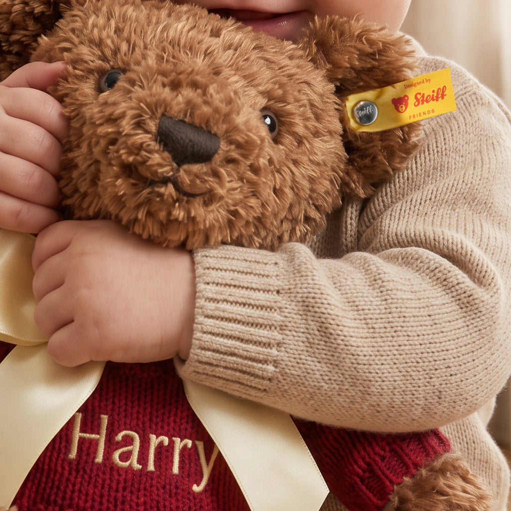 Personalised Steiff Cosy Year Bear, Red