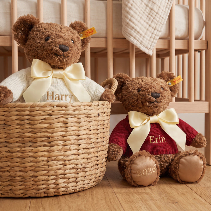 Personalised Steiff Cosy Year Bear, Red