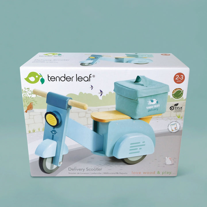 Tender Leaf Personalised Delivery Scooter Ride On Toy