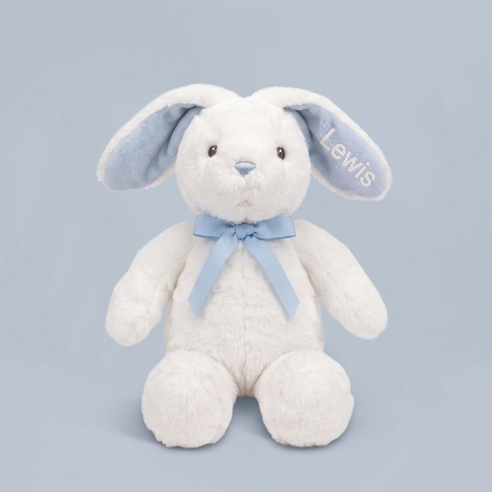 Personalised Little Blue Eco Bunny