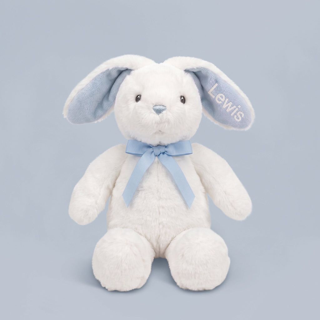 Personalised Little Blue Eco Bunny