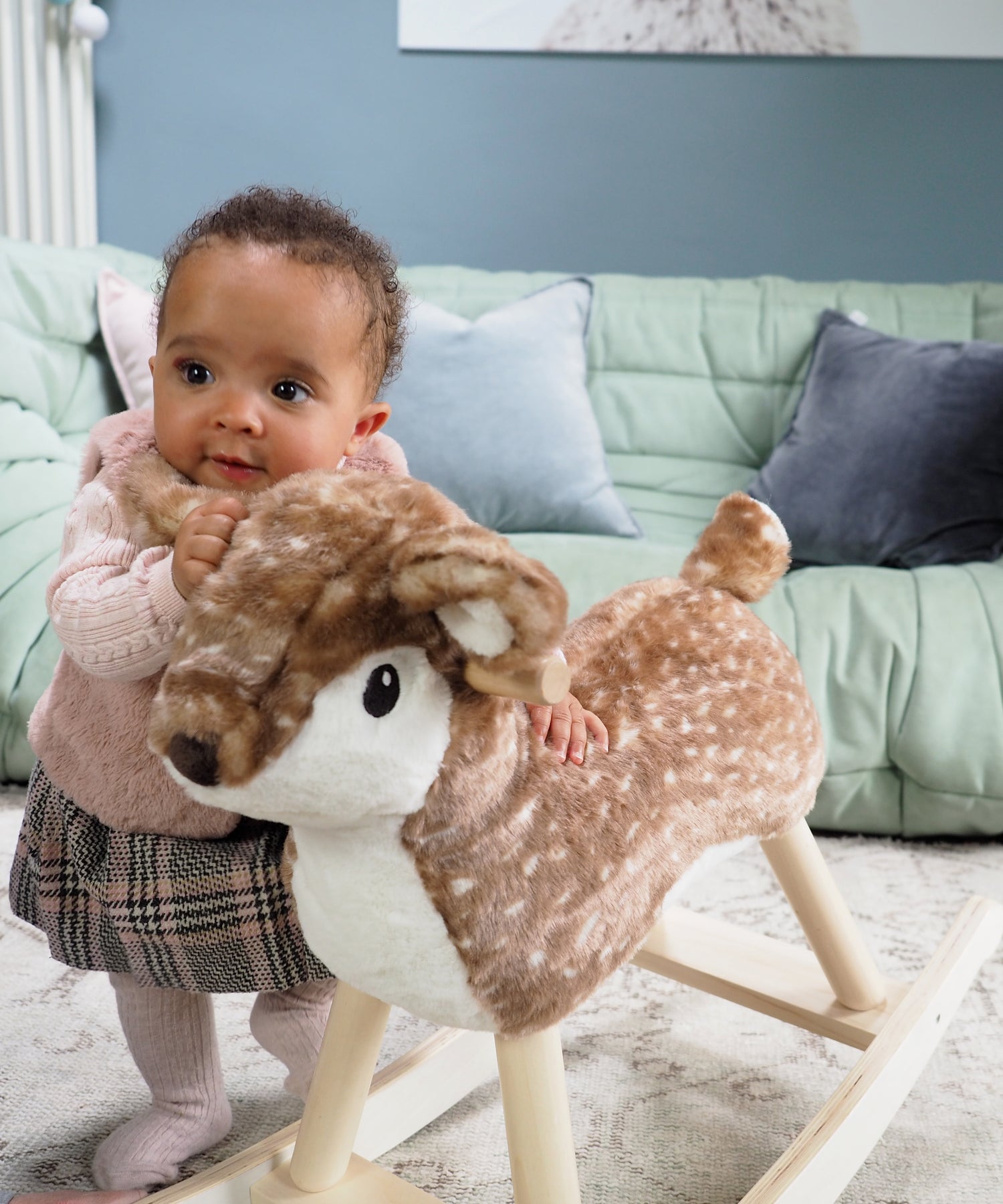 Deer Rocker Rocking Deer | Wooden Rocking Animals | Babyblooms