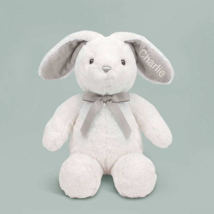 Personalised Little Grey Eco Bunny 