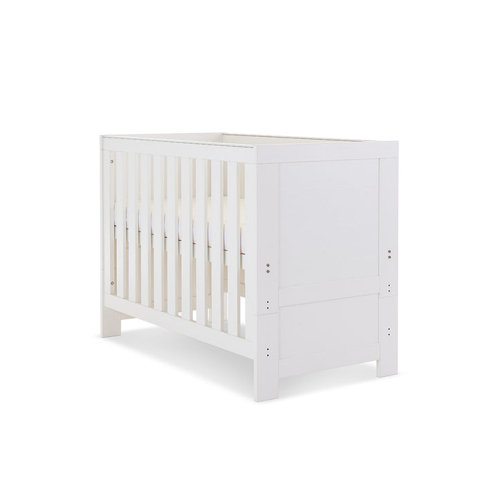 Obaby Nika Mini Cot Bed, White
