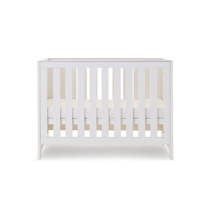 Obaby Nika Mini Cot Bed, White