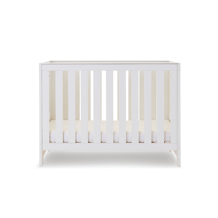 Obaby Nika Mini Cot Bed, White