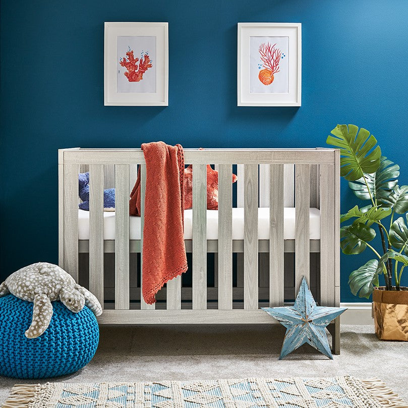 Obaby Nika Mini Cot Bed Grey