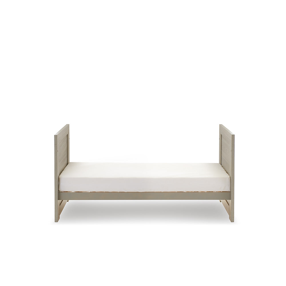 Obaby Nika Mini Cot Bed, Grey