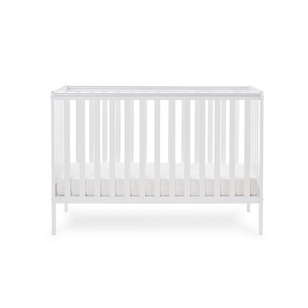 Obaby Bantam Cot & Under Drawer, White
