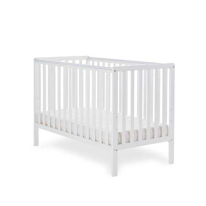 Obaby Bantam Cot & Under Drawer, White