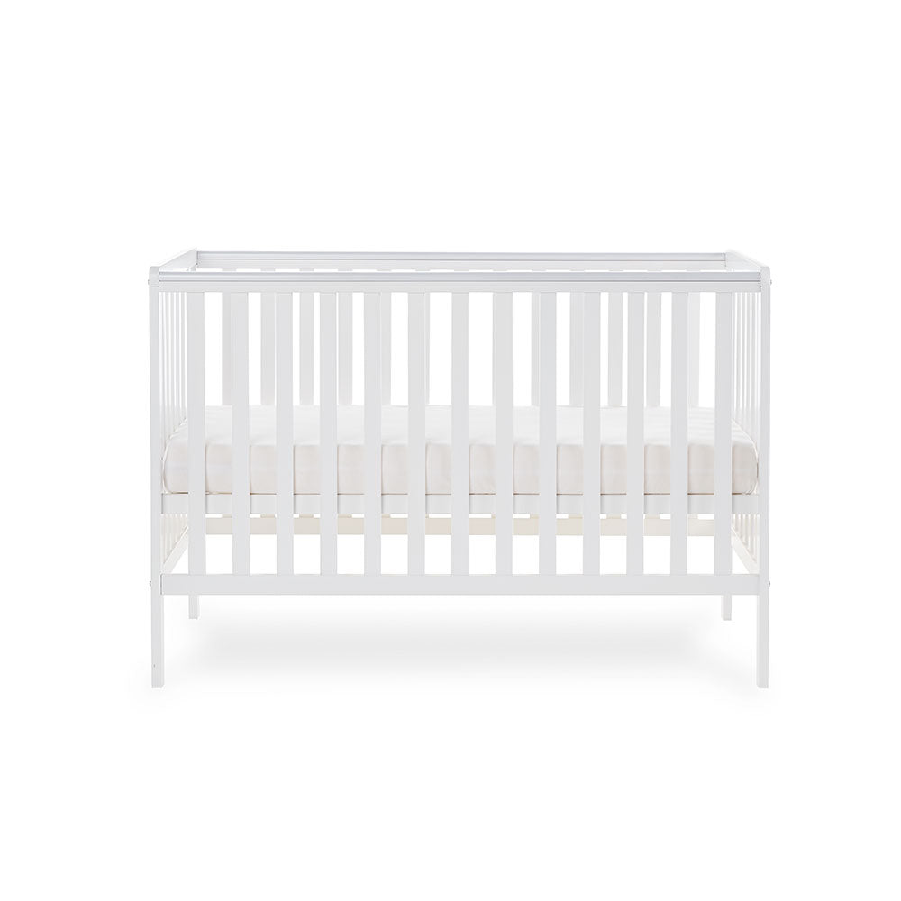 Obaby Bantam Cot & Under Drawer, White