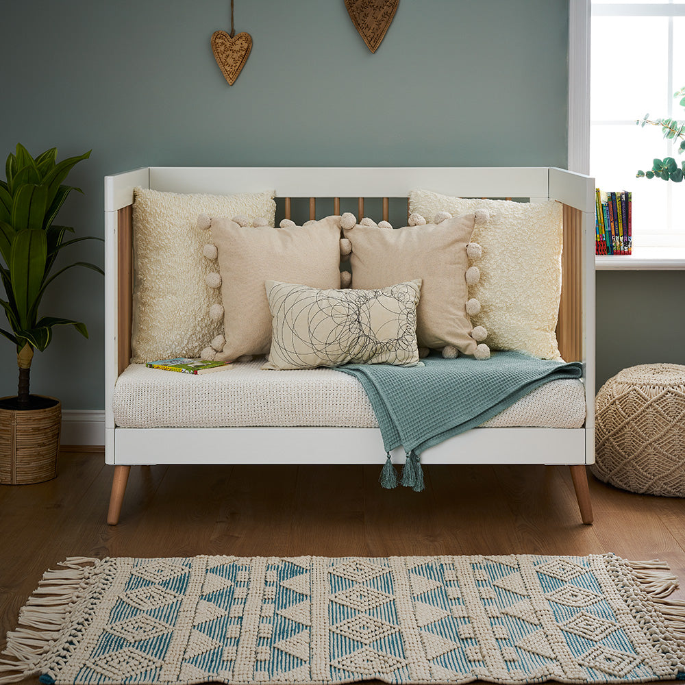 Obaby Maya Mini Cot Bed, White