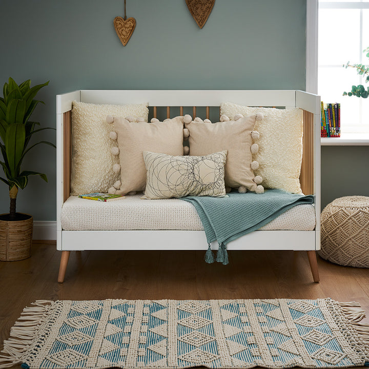 Obaby Maya Mini Cot Bed, White