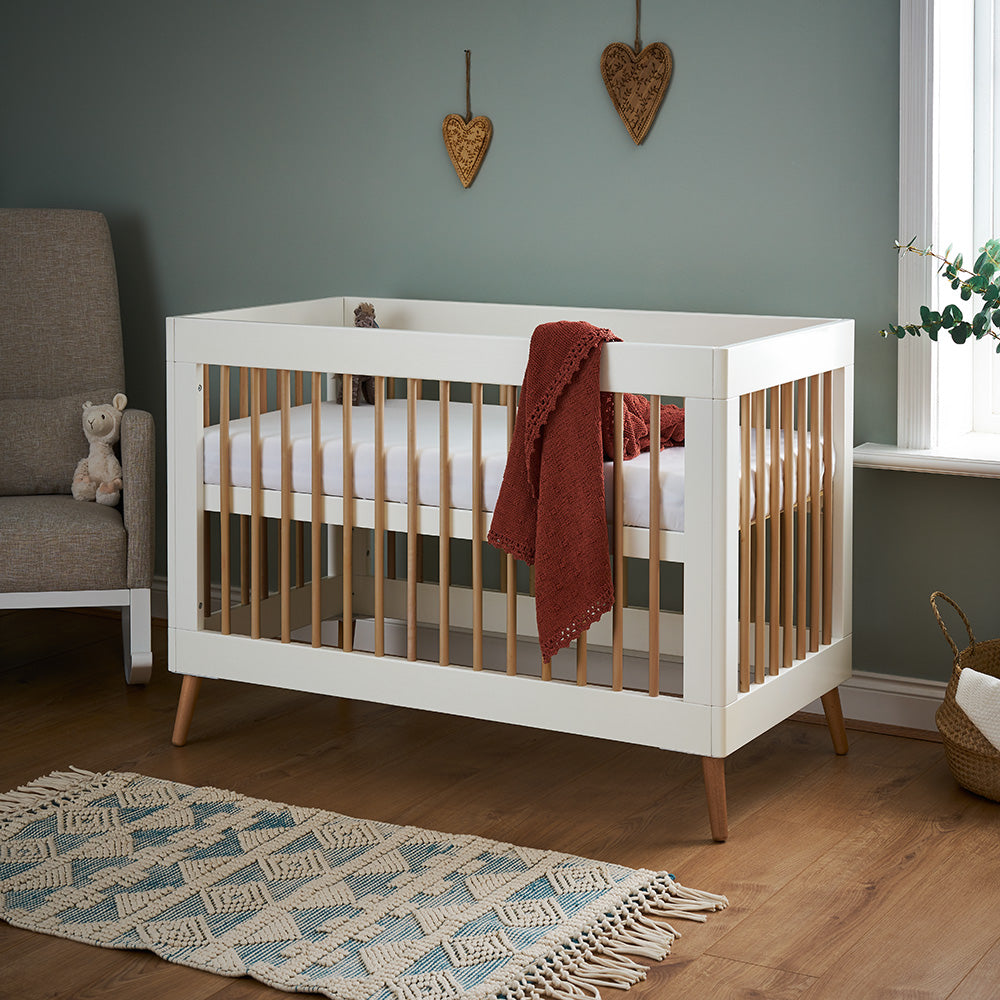 Obaby Maya Mini Cot Bed White