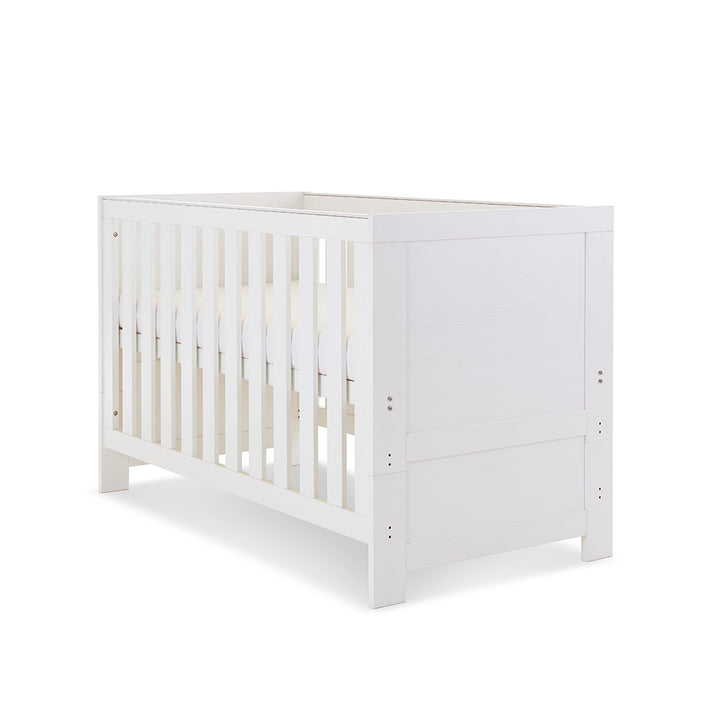 Obaby Nika Cot Bed, White