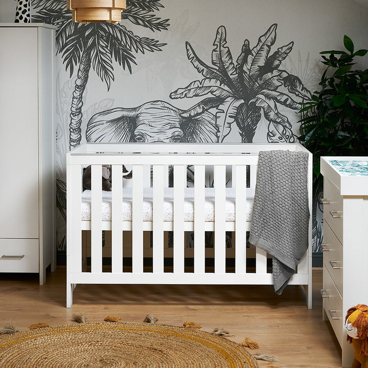 Obaby Nika Cot Bed White
