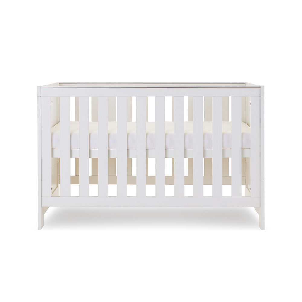 Obaby Nika Cot Bed, White