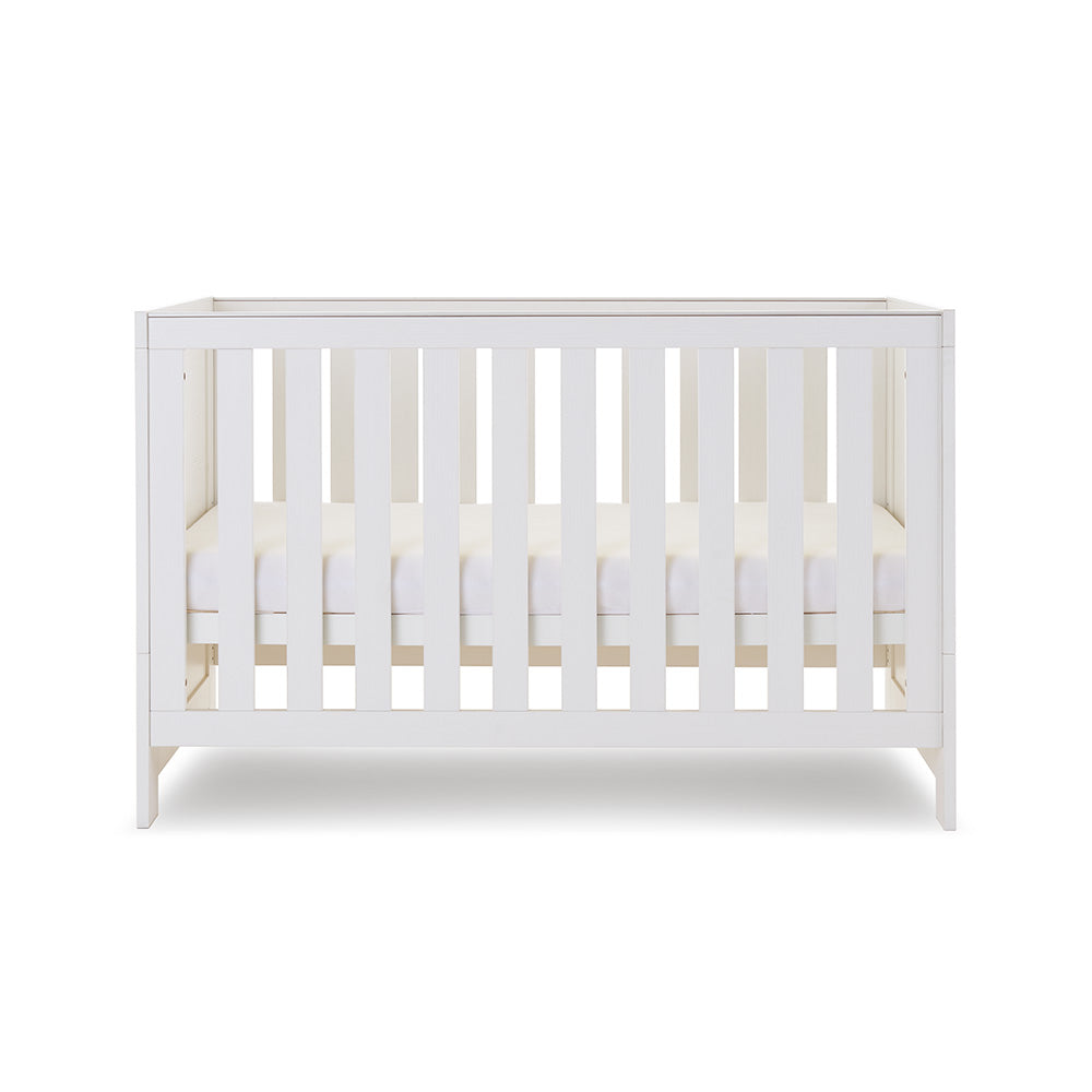 Obaby Nika Cot Bed, White