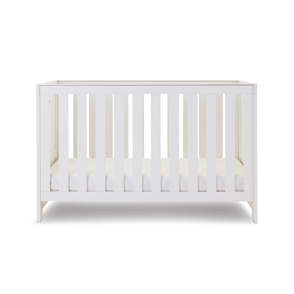 Obaby Nika Cot Bed, White