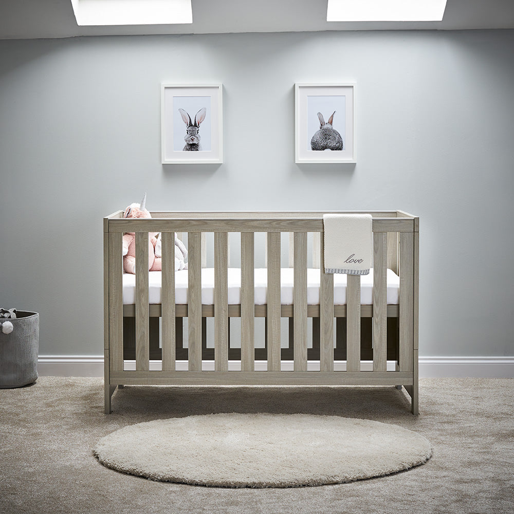 Obaby Nika Cot Bed Grey