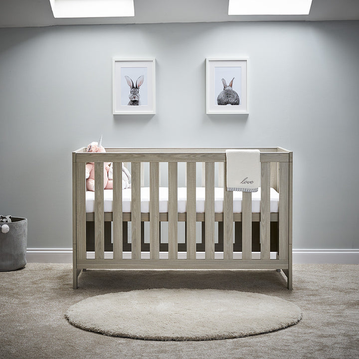Obaby Nika Cot Bed Grey