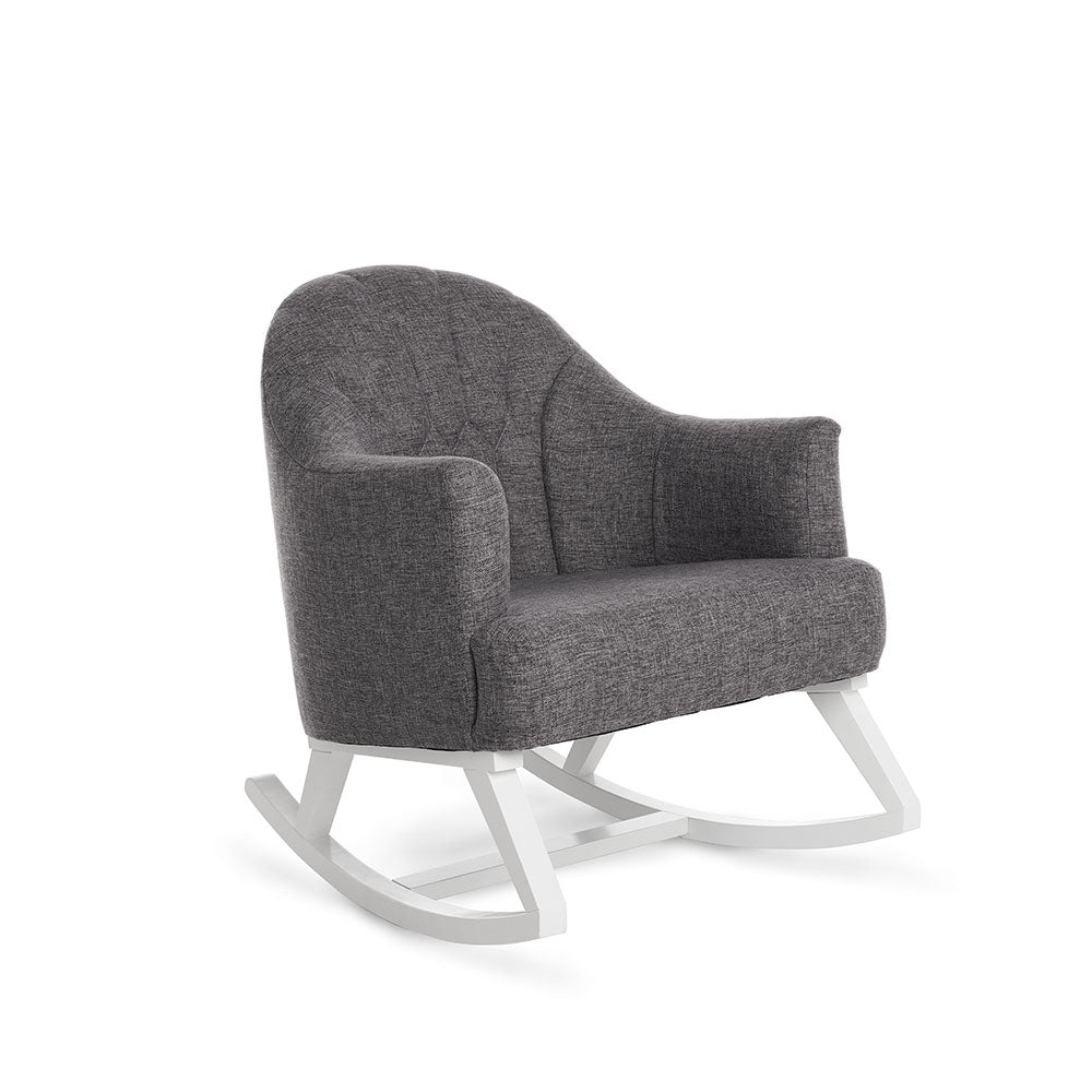 Obaby Round Back Rocking Chair, Grey