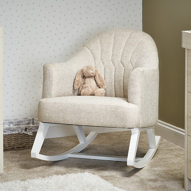 Obaby Round Back Rocking Chair Oatmeal