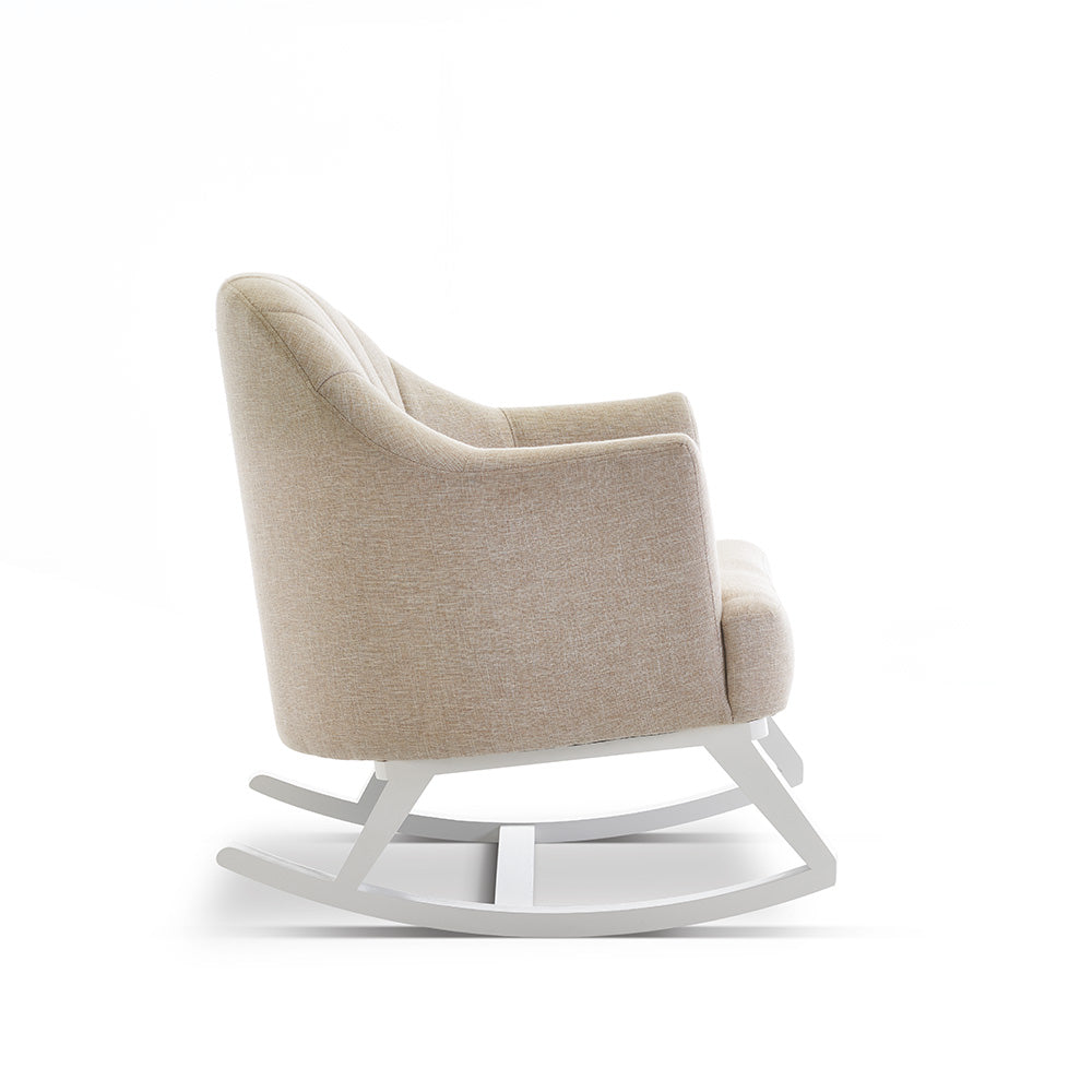 Obaby Round Back Rocking Chair, Oatmeal
