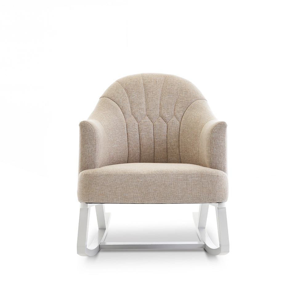 Obaby Round Back Rocking Chair, Oatmeal
