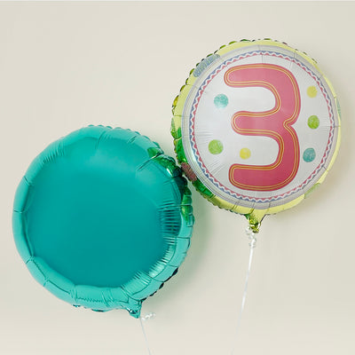 Third Birthday Gift Balloons