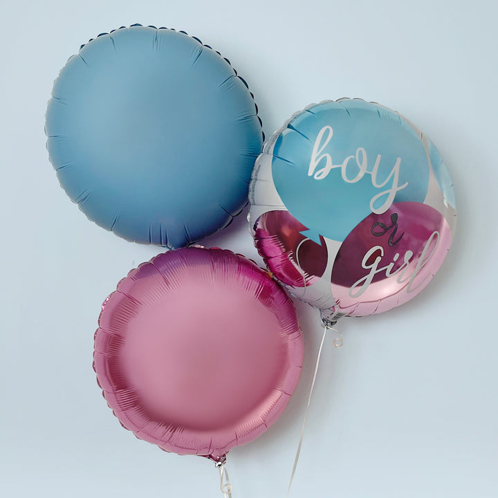 Gender Reveal Trio of Balloons
