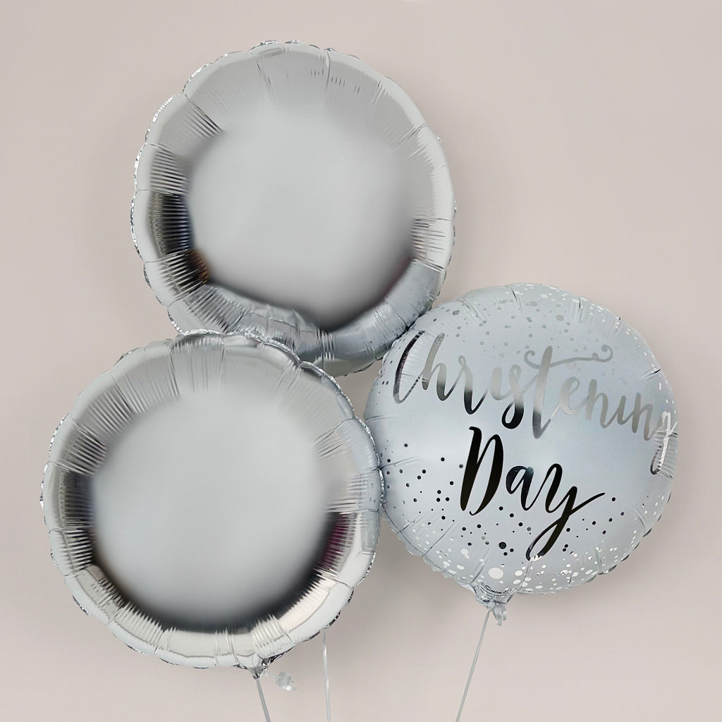 Christening Gift Of Balloons Trio Gift Set