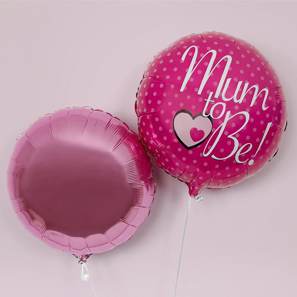 Mum To Be Skincare Pouch & Balloons Duo Set