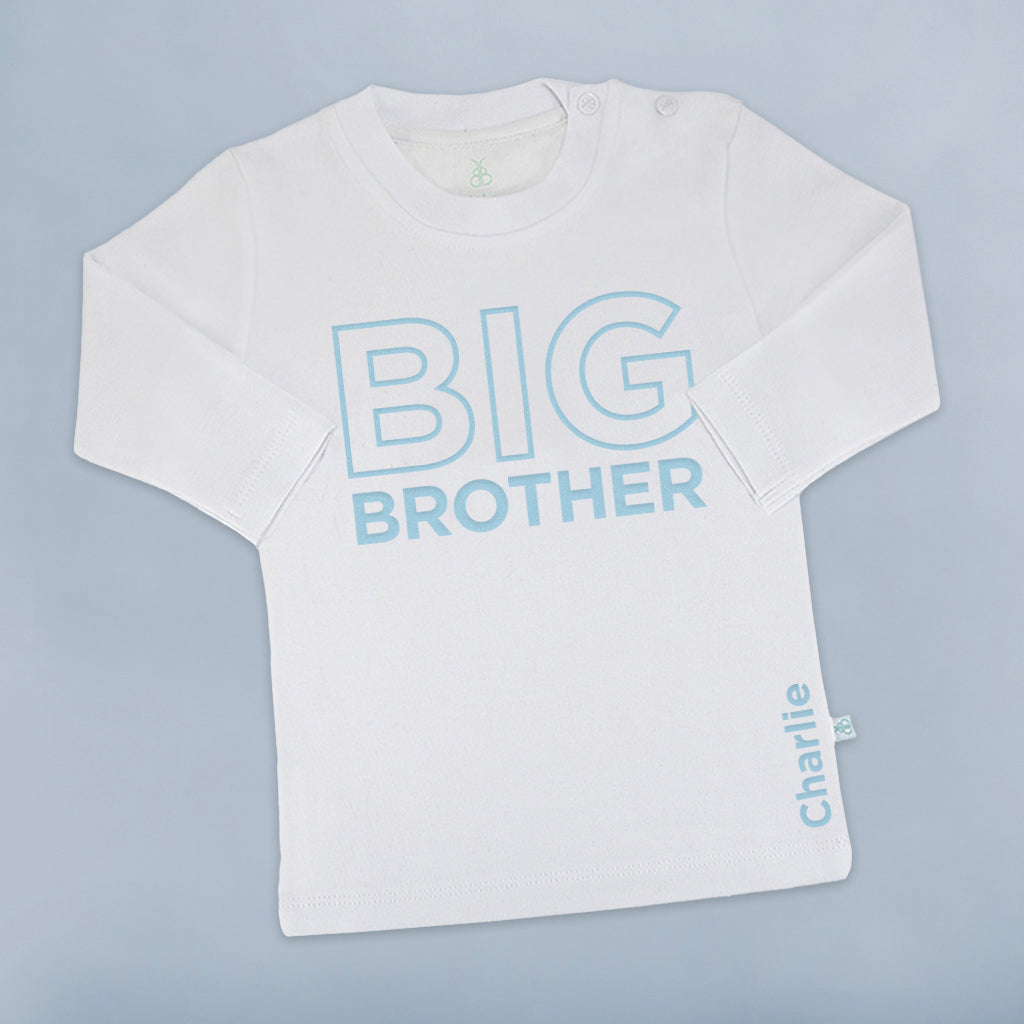 Sibling Boy Gift Big Brother T-Shirt Long Sleeved