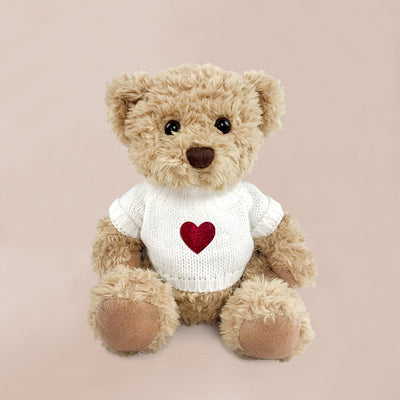 Valentine's Day Teddy Bear, White