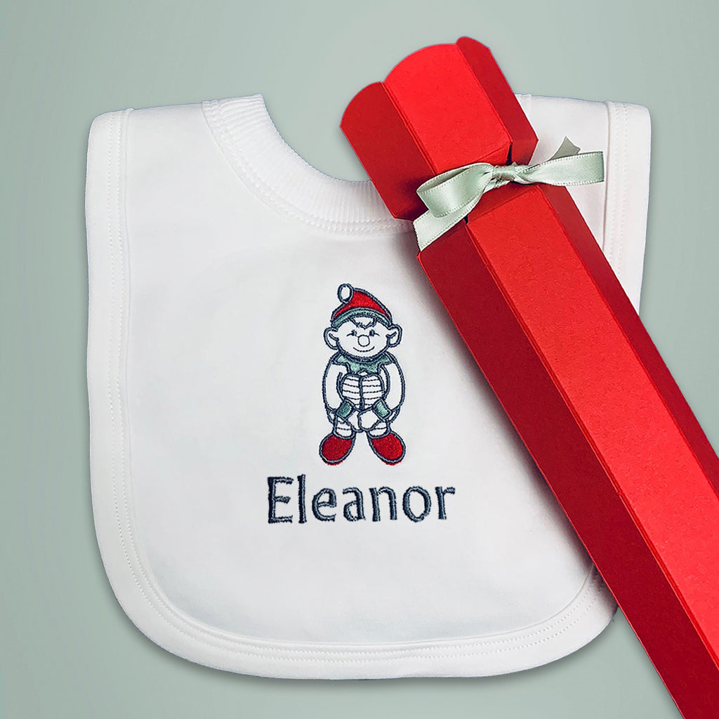 Baby First Christmas Cracker With Bib
