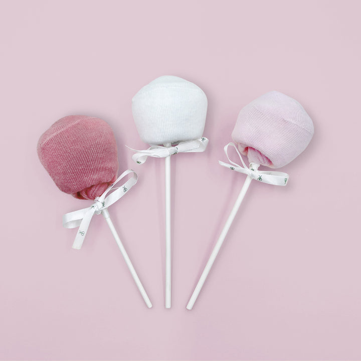 Luxury Pink Multi-Bubble Balloon with Lollipop Nappy Cake