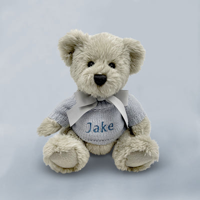 Personalised Baby Boy Gift Teddy Bear Soft Toy