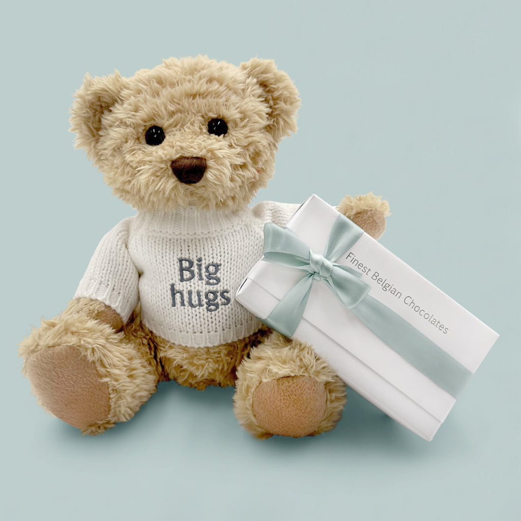 Mum To Be Gift Of Teddy Bear And Chocolates