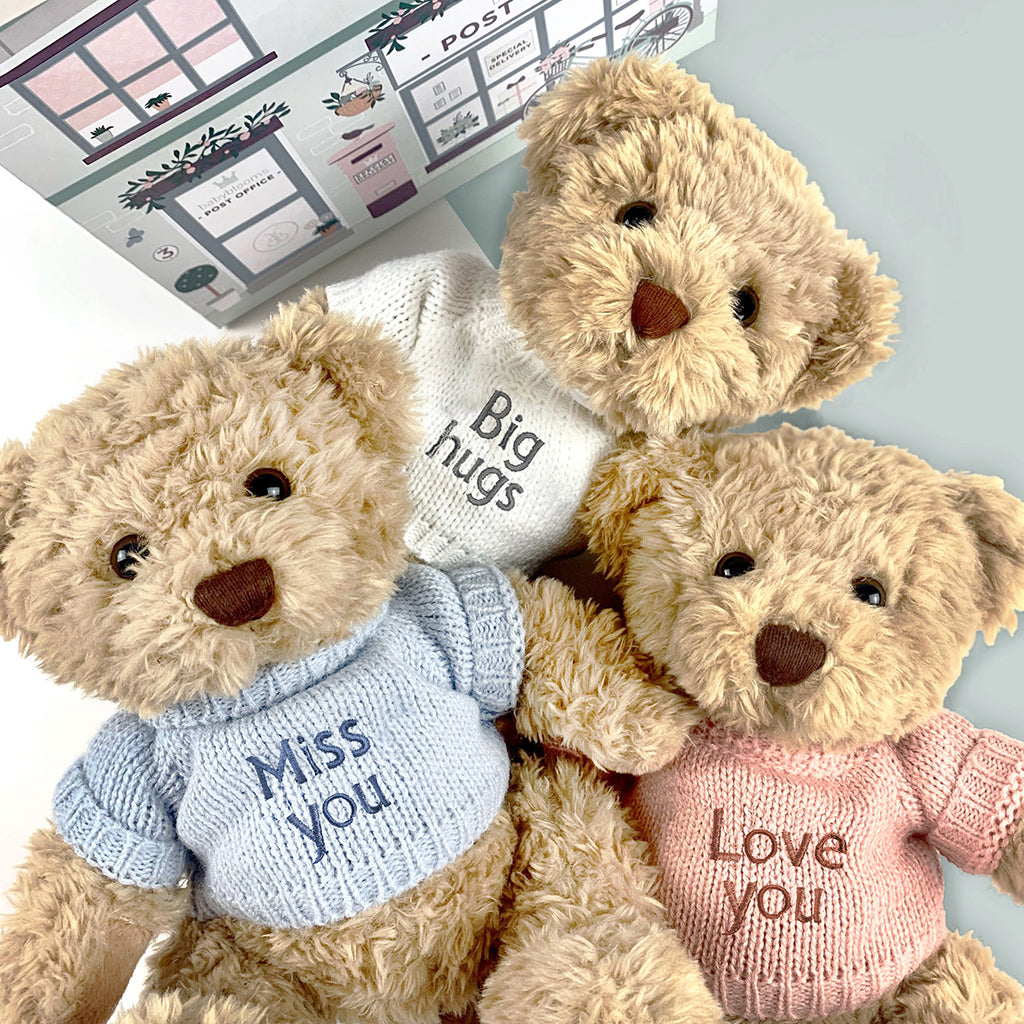 Send A Bear Hug Blue Missing You Gifts Get Well Gifts