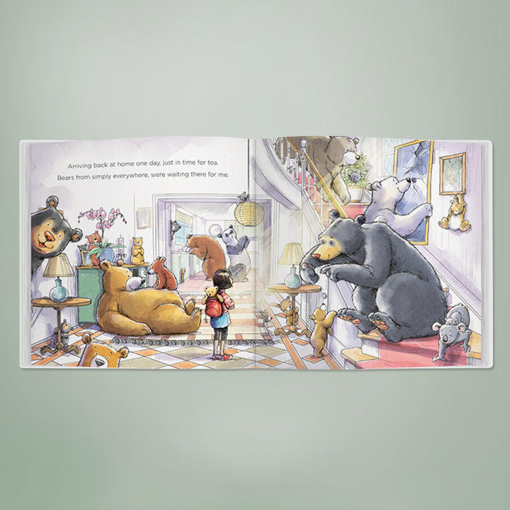 Personalised Bertie & Bear Book, Blue