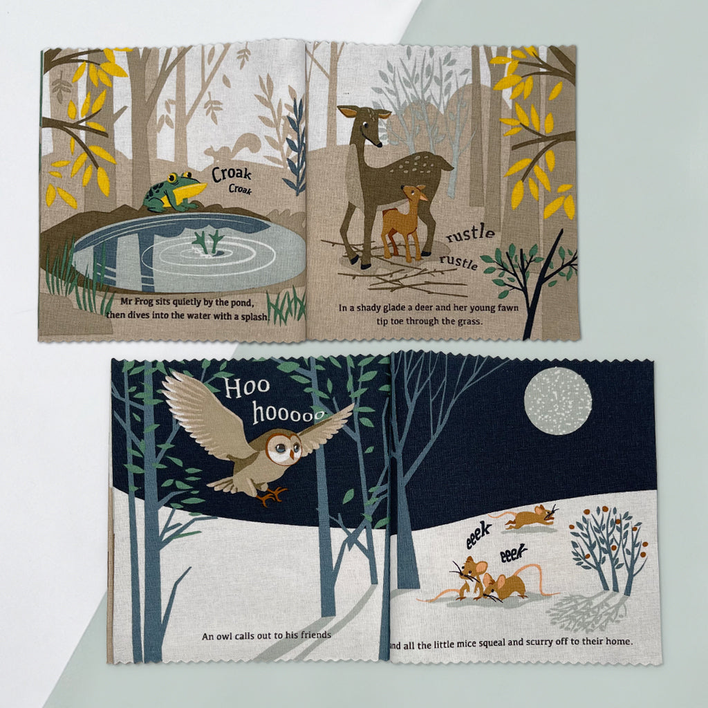 Personalised Rag Book and Little Grey Bunny