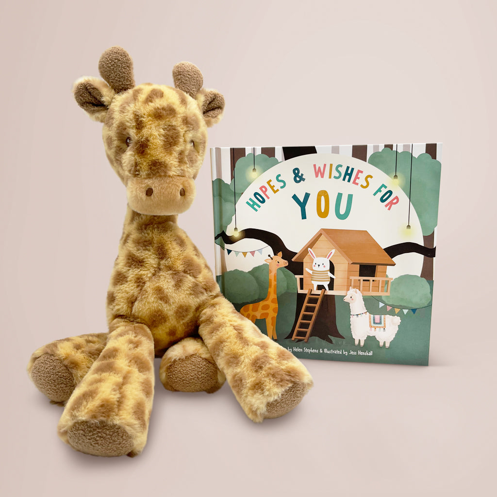 New Baby Gift Hopes Wishes For You Giraffe 