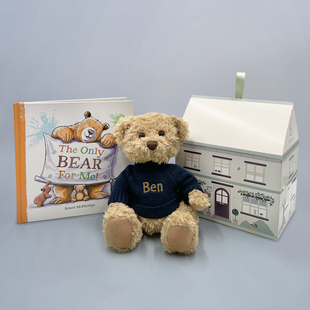 Baby Gift From You To Me Personalised Bertie Bear Book 